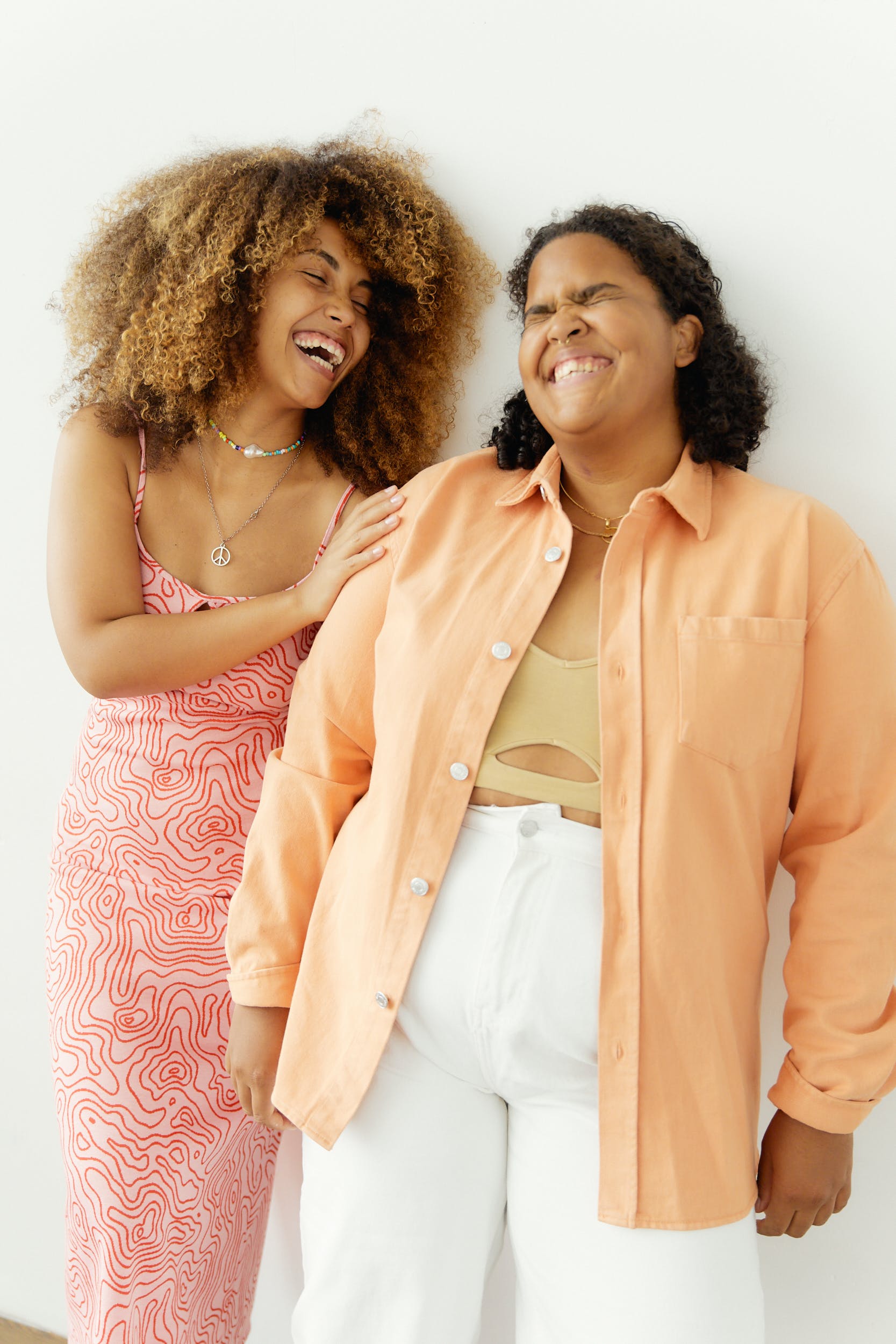 Woman partner on the left